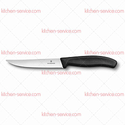 Нож для стейка 12 см черная ручка VICTORINOX (6.7933.12)