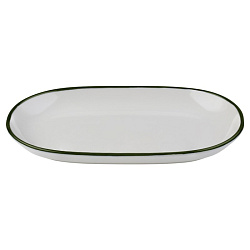 Блюдо овальное 37см Modest Green ID Fine