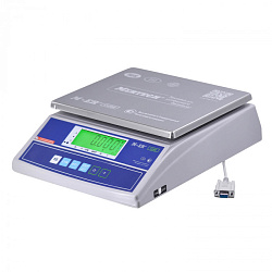 Весы фасовочные настольные M-ER 326 AF-32.5 "Cube" LCD RS232 (двойной дисплей) MERTECH