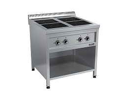 Плита индукционная ETK4 4х5 кВт серия 900 (напольная) ВУЛКАН