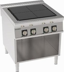 Плита электрическая 4 конфорочная 900 серии PCU8FE9 TECNOINOX