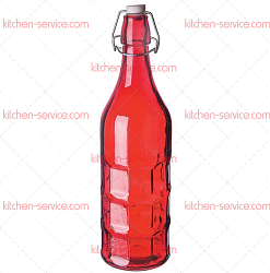 Бутылка 1 л с крышкой красная P.L. Proff Cuisine (15С155-Red)