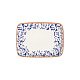 Блюдо прямоугольное 31см (27x20) Venecia Navy ID Fine
