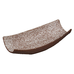 Блюдо прямоугольное 24,2x11,4 см Brown Untouched Taiga P.L. PROFF CUISINE (16-155 BROWN B)