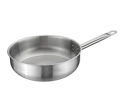 Сковорода 30 см, 5,8 л, нержавейка, индукция, глубокая MGSTEEL