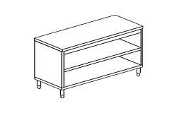 Стол производственный закрытый CHEF LINE LWC612SH2 APACH