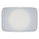 Блюдо прямоугольное 37см Harmony Blue ID Fine