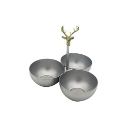 Емкость для закусок Олень 8,5 см NARIN