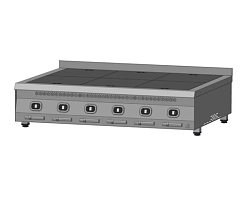 Плита индукционная пки-6пр/5,0/1200/850/360 ITERMA