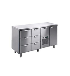 Стол холодильный CL-GNH-3-3-CD-1+SP18492+SP19503H40+SP18406-15(6)+SP18406(1) SKYCOLD