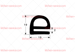 Уплотнитель дверной для печи (3286077)