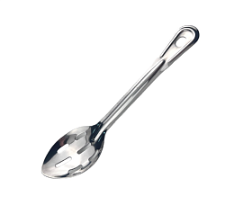 Ложка гарнирная 28,6 см, овальная перфорация, нержавеющая сталь MGSTEEL