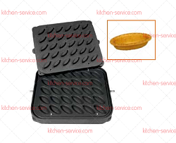 Форма для овальных тарталеток DH Tartmatic Plate 15 KOCATEQ
