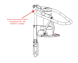 Ручка толкателя ERGO для овощерезки RG-350 HALLDE (40845)