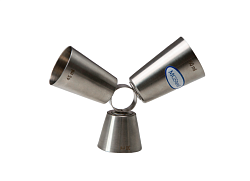 Джиггер 30/45/60 мл 42/40/44х125 мм нержавеющая сталь MGSTEEL