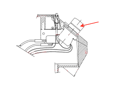 Выключатель для овощерезки RG-50 HALLDE (15705)