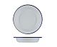 Салатник 600 мл 18.9х3.6 см Blue Rim эмалированная сталь SUNNEX (CEP9087)