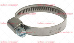 Хомут шланговый 30-45 для печи (3449465)