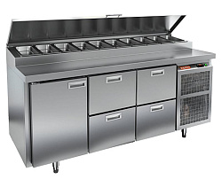 Стол для пиццы PZ1-122/GN (1/3H) HICOLD