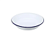 Салатник 600 мл 18.9х3.6 см Blue Rim эмалированная сталь SUNNEX (CEP9087)