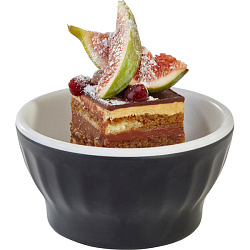 Салатник 100 мл черный,белый APS