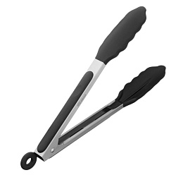 Щипцы универсальные 26,5 см нержавеющие, силиконовые вставки MGprof