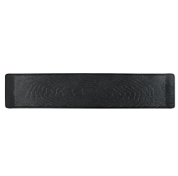 Блюдо прямоугольное 47x10 см с бортами Black Raw Wood P.L. PROFF CUISINE (51968-N)