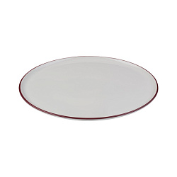 Тарелка для пиццы 31см Modest Maroon ID Fine