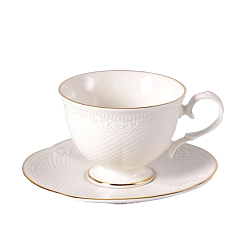 Пара чайная 250 мл Gold Aristocrat NOBLE (313608/313009-gold)