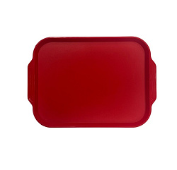 Поднос 45х34,5 см красный (163) поверхность шагрень MGprof (1736)