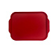 Поднос 45х34,5 см красный (163) поверхность шагрень MGprof (1736)