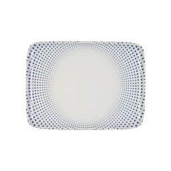 Блюдо прямоугольное 31см Harmony Blue ID Fine