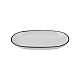 Блюдо овальное 33см Modest Black ID Fine