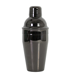Шейкер 0,45 л. 20 см европейский, черное покрытие Deluxe MGSTEEL