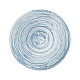 Тарелка 28см Swirl Blue 1972 BY ID FINE