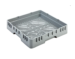 Кассета для столовых приборов закрытая 500х500х100 мм серая NORMA