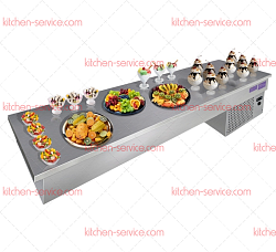 Поверхность холодильная встраиваемая STATIC table ПХВ-20/6 ФИНИСТ (FINIST)