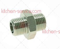 Фитинг никелированный 1/8M-1/8M ASTORIA C.M.A. (23210)