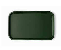 Поднос 52,5х32,5 см темно-зеленый поверхность шагрень (414) MGprof (1737)