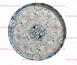 Тарелка плоская Corendon Blue Blanc декор 2 KUTAHYA (BNROT24DU891310)