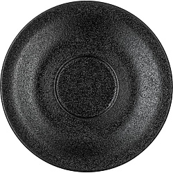 Блюдце 12/4,2 см фарфор «Кунстверк Блэк» KUNSTWERK