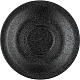 Блюдце 12/4,2 см фарфор «Кунстверк Блэк» KUNSTWERK