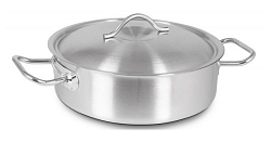 Кастрюля 10,5 л, 28х17 см с крышкой низкая KAPP