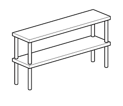 Полка настольная открытая CHEF LINE LOSO3516T2 APACH