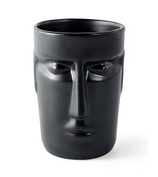 Бокал стакан для коктейля 550 мл Тики черный керамика B'Guys BARBOSSA P.L. (TIKI0079 SUB)