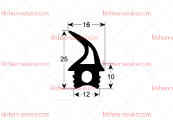 Уплотнитель дверной для печи (5051092)