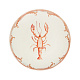 Тарелка 28см Lobster Coral 1972 BY ID FINE