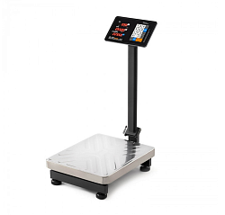 Весы торговые напольные M-ER 333 ACP-60.10/20 "TRADER" с расчетом стоимости LED MERTECH
