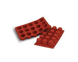 Форма для выпечки 15 ячеек 60 мл 45x45 мм Канелли силикон SILIKOMART