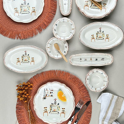 Набор столовой посуды 14 предметов (6 персон) Faylinn PORSER